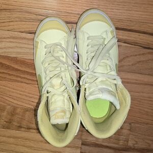 Nike High-Top Sneakers in Yellow and Green - $40